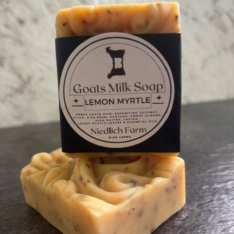 Lemon Myrtle Goats Milk Soap