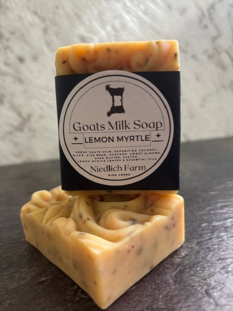 Lemon Myrtle Goats Milk Soap